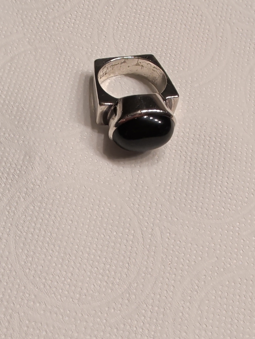 Silpada Sterling Silver Black Onyx Ring